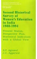 Second Historical Survey of Women’s Education in India : 1988-1994 Present Status and Perspective Pl
