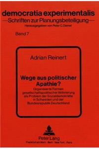 Wege Aus Politischer Apathie?