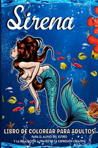 Sirenas Libro de Colorear Para Adultos
