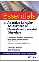 Essentials of Adaptive Behavior Assessment of Neurodevelopmental Disorders