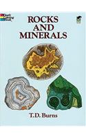 Rocks and Minerals Colouring Book