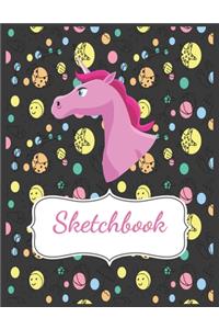 My Cute Unicorn Sketch Book