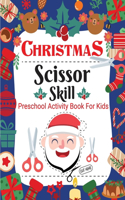 Christmas Scissor Skill Activity Book for Kids