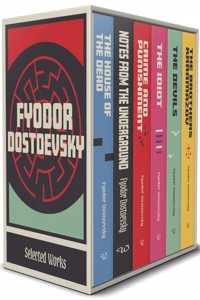 Complete Collection of Fyodor Dostoevsky 6 Books Box Set(Notes From The Underground, Crime and Punishment, The Brothers Karamazov, The Devils, The Idiot & The House of the Dead)