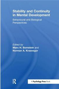 Stability and Continuity in Mental Development