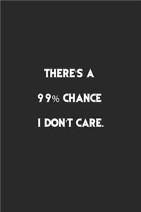 There's a 99% Chance I Don't Care.