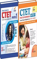 Crack CTET Paper 1 (Guide + Practice Workbook) English  4th Edition - HTET/ RTET/ UPTET/ BTET/ UTET/ MPTET