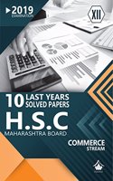 10 Last Years Solved Papers (HSC) - Commerce: Maharashtra Board Class 12 for 2019 Examination (Old Edition)