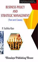 Business Policy And Strategic Management (Code No. Pcb - 086)