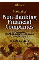 Manual of Non-Banking Financial Companies (NBFCs)