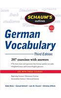 Schaum's Outline of German Vocabulary, 3ed
