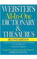 Webster's All-In-One Dictionary & Thesaurus, Second Edition