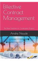 Effective Contract Management