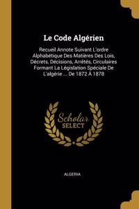 Le Code Algérien