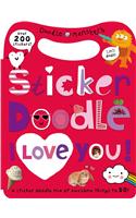 Sticker Doodle I Love You