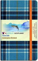 The Blue Loch Tartan: Pocket: 14 x 9cm - Waverley Scotland Tartan Cloth Commonplace Notebook/Journal