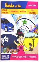 Naisha 4 in 1 - Naisha at the Animal Shelter, Aquarium, Museum, Car Showroom