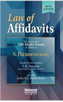 Law of Affidavits- with more than 200 Model Forms of Affidavits