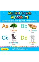 My First French Alphabets Picture Book with English Translations