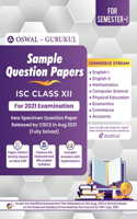 Sample Question Papers for ISC Commerce Class 12 Semester I Exam 2021