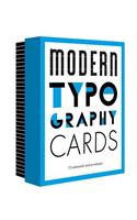 Modern Typography Notecards