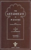 The Astadhyayi of Panini (Vol.IX)