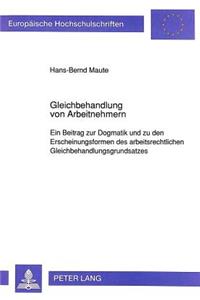 Gleichbehandlung Von Arbeitnehmern
