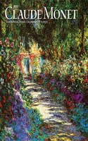 Claude Monet 2022 7 x 7 Inch Monthly Mini Wall Calendar, Impressionist Artist Bilingual English and French Language