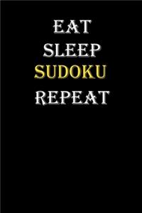 Eat, Sleep, Sudoku, Repeat Journal