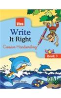 Write It Right Book - 3 (Cursive Handwriting)
