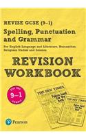 Pearson REVISE GCSE Spelling, Punctuation and Grammar- for 2025, 2026 exams : Course companion