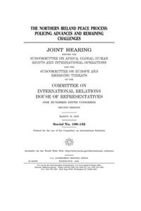 The Northern Ireland peace process