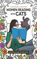 Women Reading with Cats