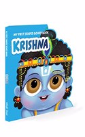 My First Shaped Board Book: Illustrated Lord Krishna Hindu Mythology Picture Book for Kids Age 2+ (Indian Gods and Goddesses)