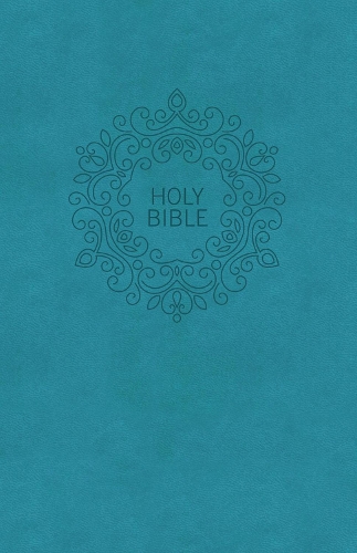 NKJV, Thinline Bible, Compact, Leathersoft, Blue, Red Letter, Comfort Print
