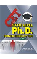 State Level Ph. D. Common Eligibility Test (Paper-I)