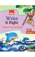 Write It Right Book - 5 (Cursive Handwriting)