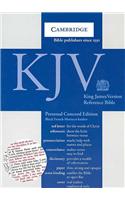 KJV Personal Concord Reference  Bible, Black French Morocco Leather, Red-letter Text, KJ463:XR