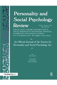 Theory Construction in Social Personality Psychology