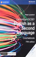 Cambridge Igcse(r) English as a Second Language Coursebook with Digital Access (2 Years) 5 Ed