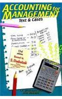 Accounting For Management: Text And Cases