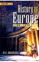 History Of Europe : 1789-1870 ( Vol. 3 )