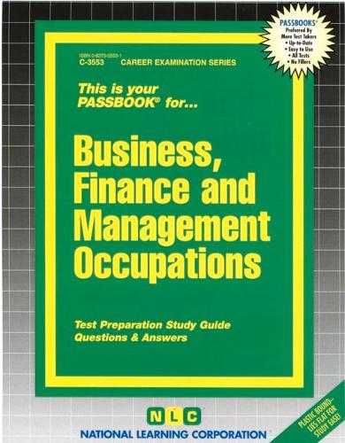 Business, Finance and Management Occupations
