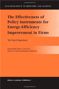 The Effectiveness of Policy Instruments for Energy-Efficiency Improvement in Firms