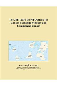 The 2011-2016 World Outlook for Canoes Excluding Military and Commercial Canoes