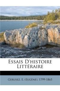 Essais d'Histoire Littéraire
