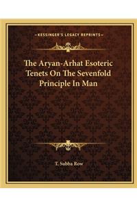 The Aryan-Arhat Esoteric Tenets On The Sevenfold Principle In Man