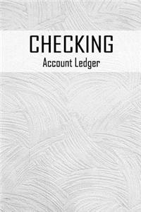 Checking Account Ledger