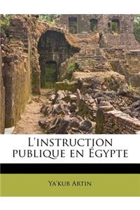 L'Instruction Publique En �gypte