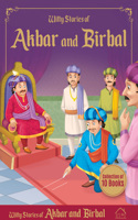 Witty Stories of Akbar and Birbal - Collection Of 10 Books: Illustrated Humorous Stories For Kids